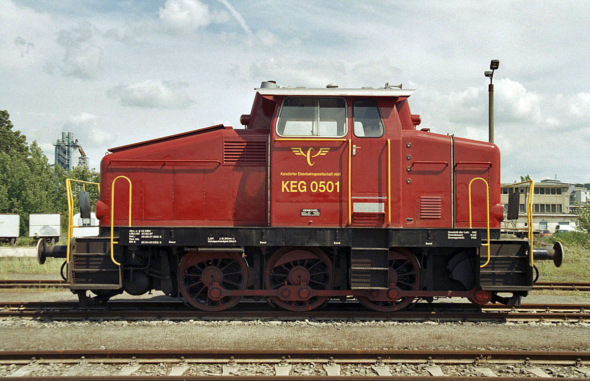 KEG 0501 im Jahr 2002 in Karsdorf. (Foto: Rüdiger Frey)