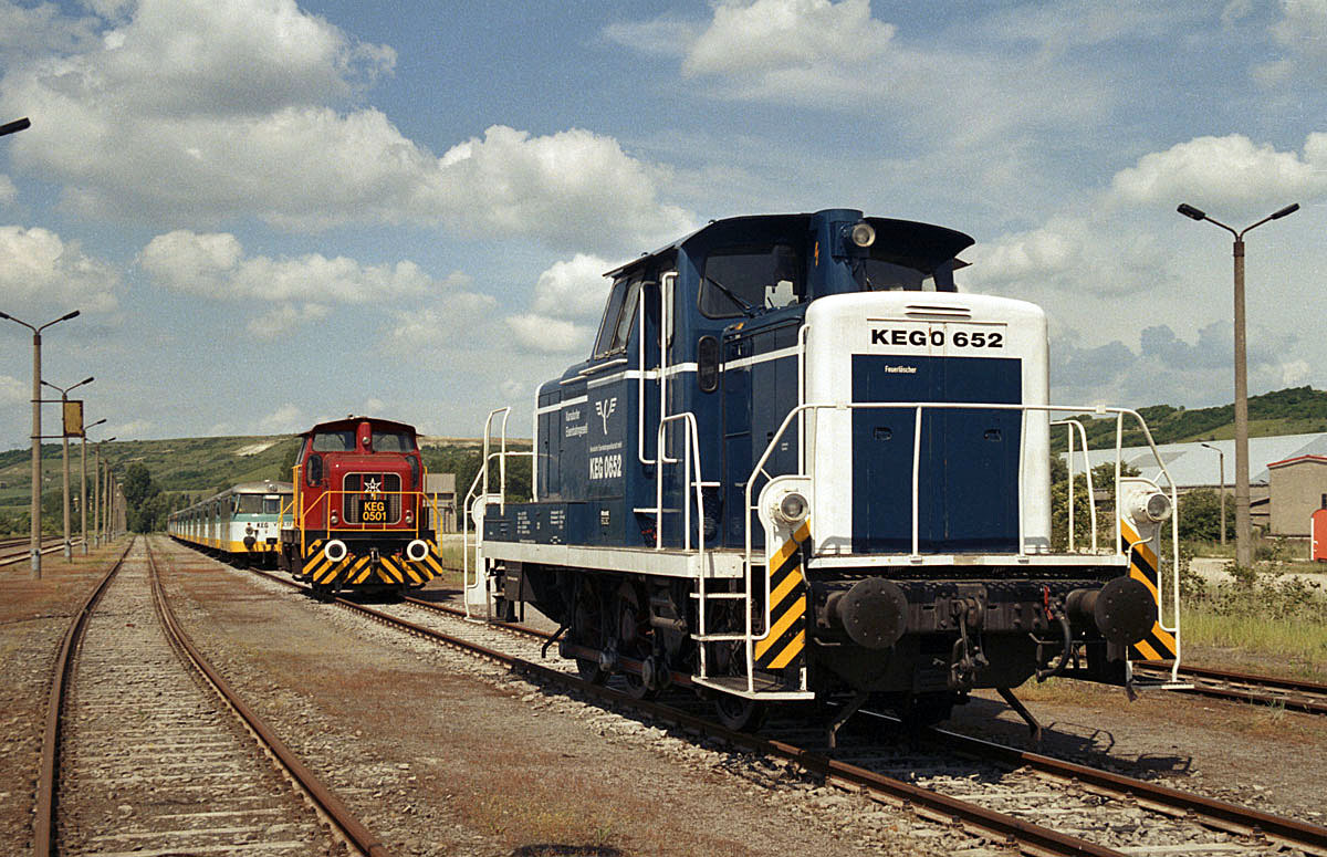KEG 0652 (260 106-0) im Jahr 2002 in Karsdorf. (Foto: Rüdiger Frey)