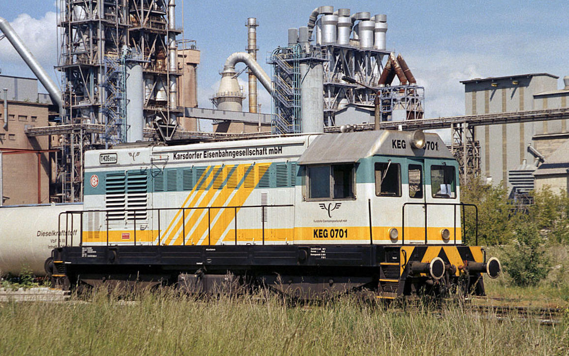 KEG 0701 im Jahr 2002 in Karsdorf. (Foto: Rüdiger Frey)