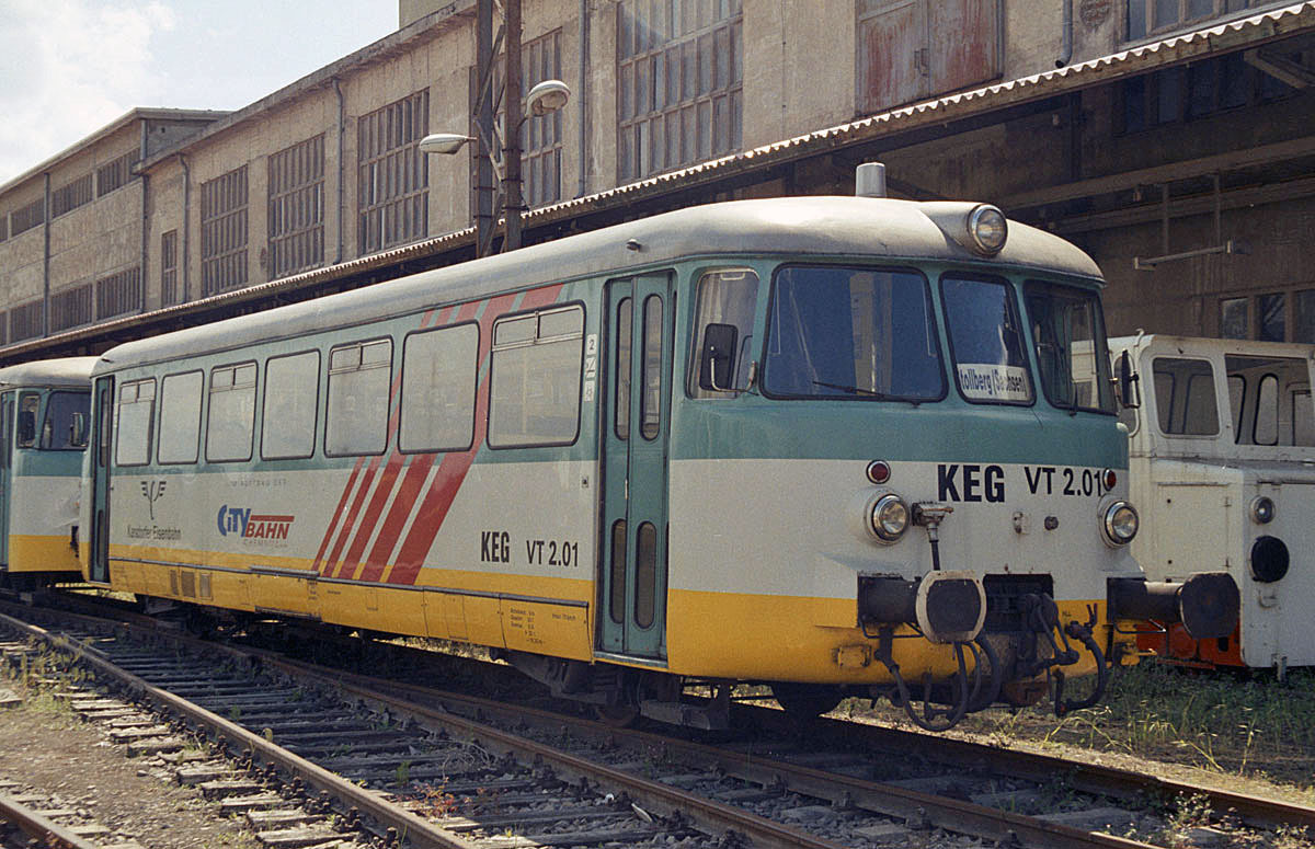 KEG VT 2.01 im Jahr 2002 bei der KEG in Karsdorf. (Foto: Rüdiger Frey)