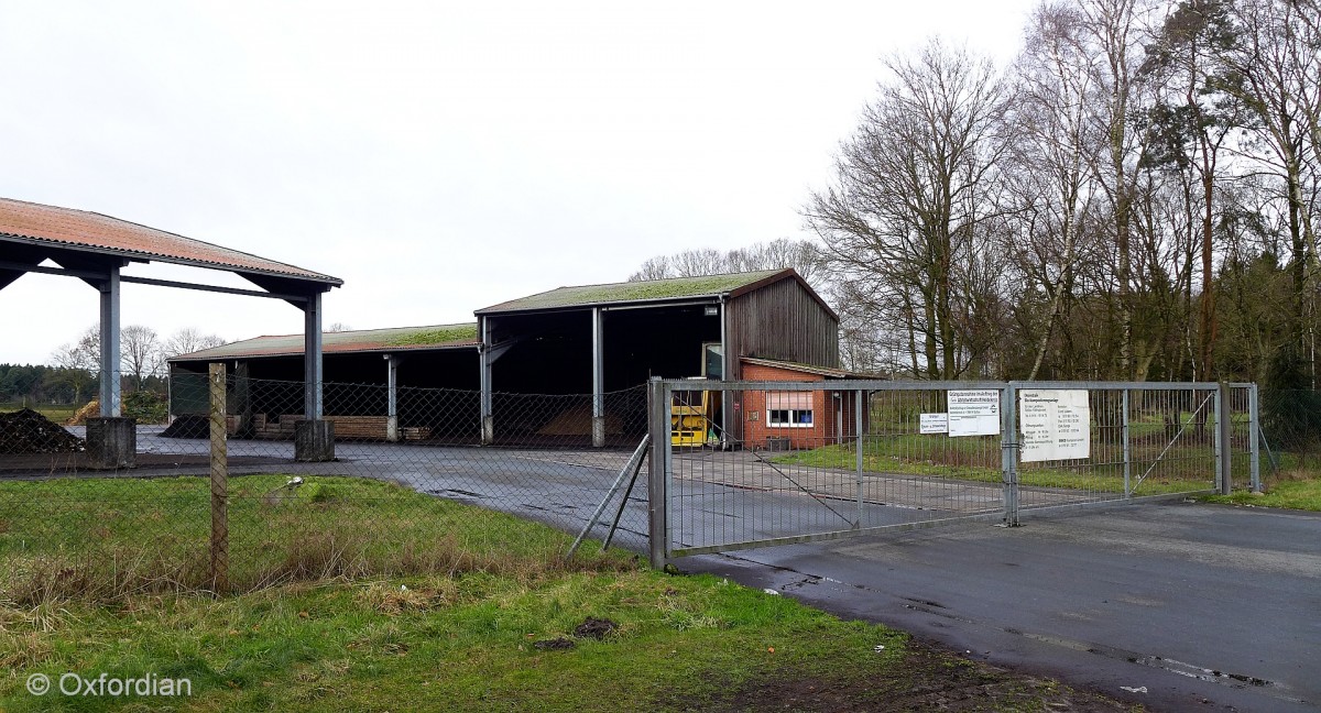 Kompostierungsanlage bei Alvern, Landkreis Heidekreis.