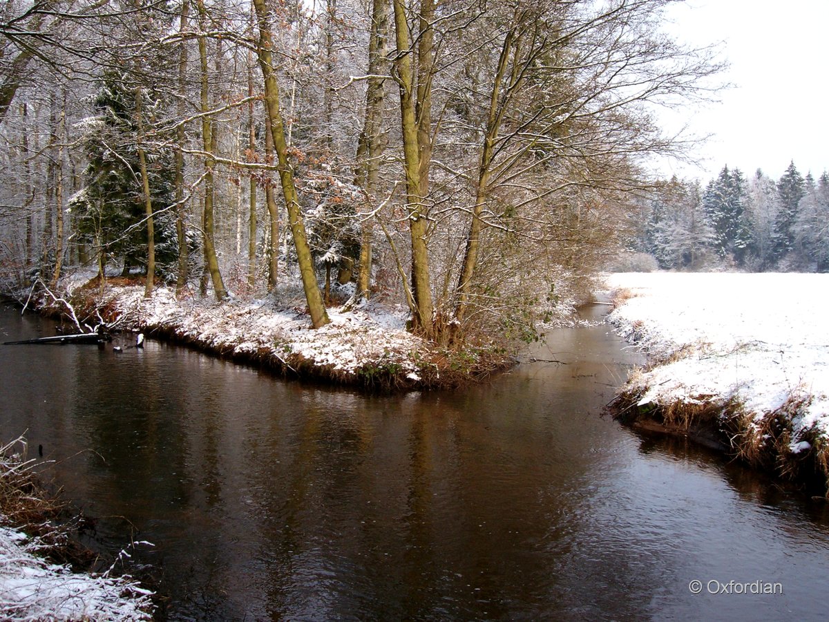 Kreutzen, Lüneburger Heide: Zusammenfluss von großer und kleiner Örtze.