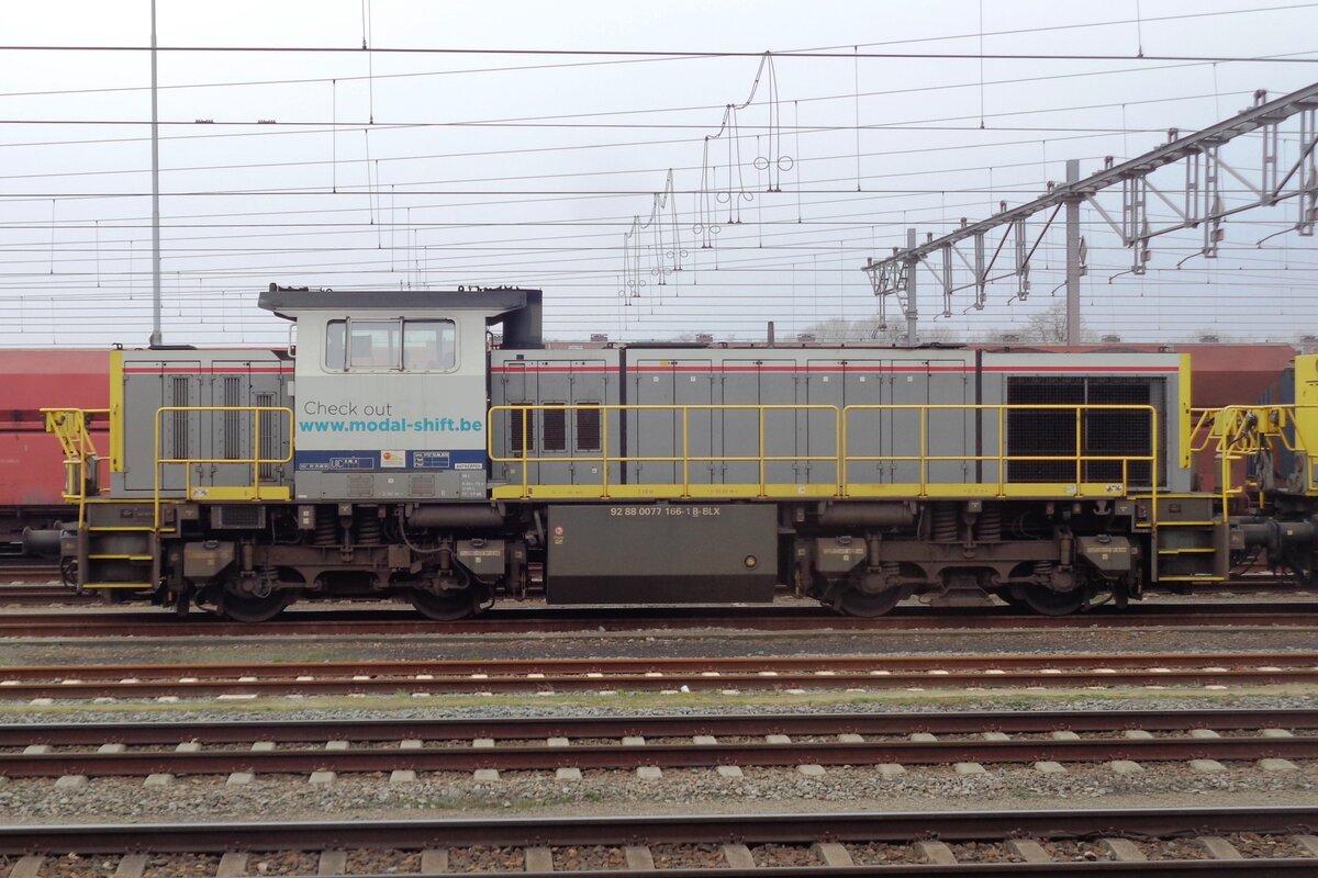 Lineas 7866 wirbt fr der Modal Shift ins Gterverkehr am 23 Mrz 2019 in Venlo.