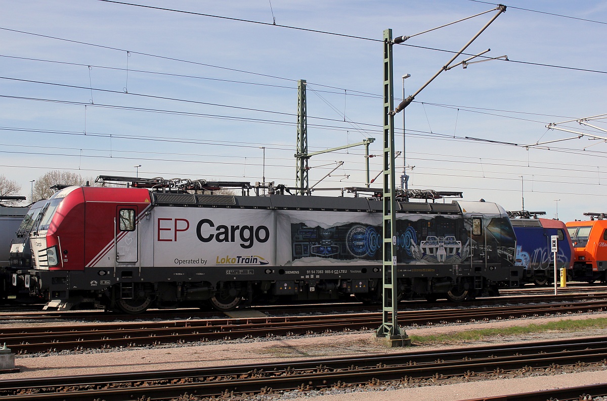 LokoTrain/EP Cargo 383 065-0, REV/MMAL/12.03.20, Hohe Schaar 03.04.21