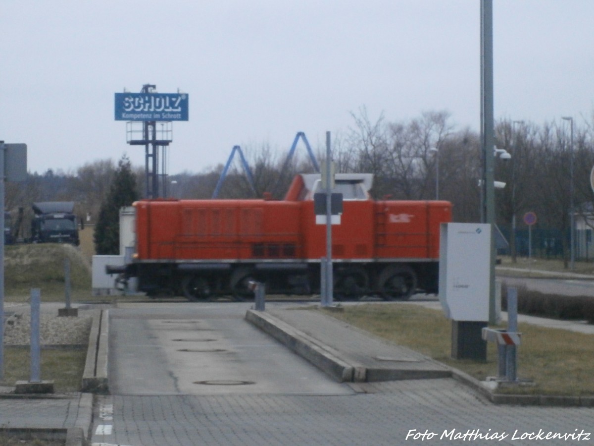 MAK 120D der CTHS im Saalehafen am 12.3.15