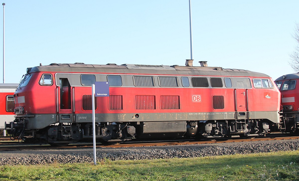 Marschbahn Gastloks: 7. RPRS 218 402-6, REV/RPRS/10.05.18, Niebüll 31.05.2020