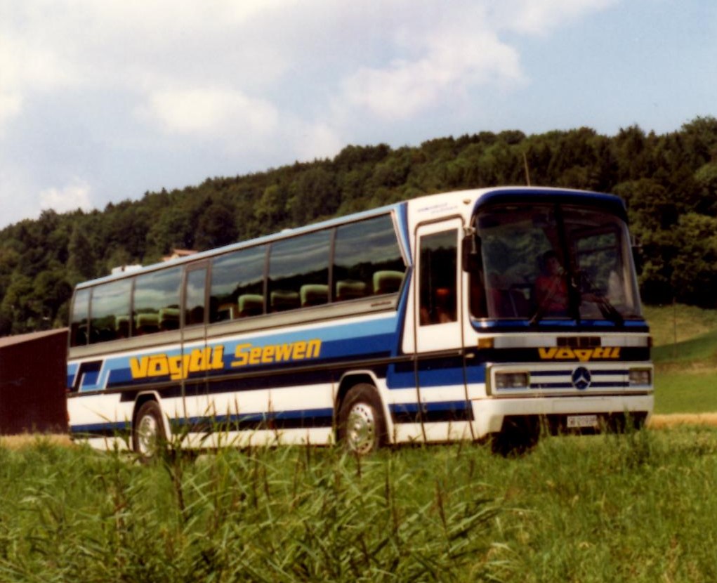 (MD385) - Aus dem Archiv: Vgtli, Seewen - SO 20'928 - Mercedes im August 1989