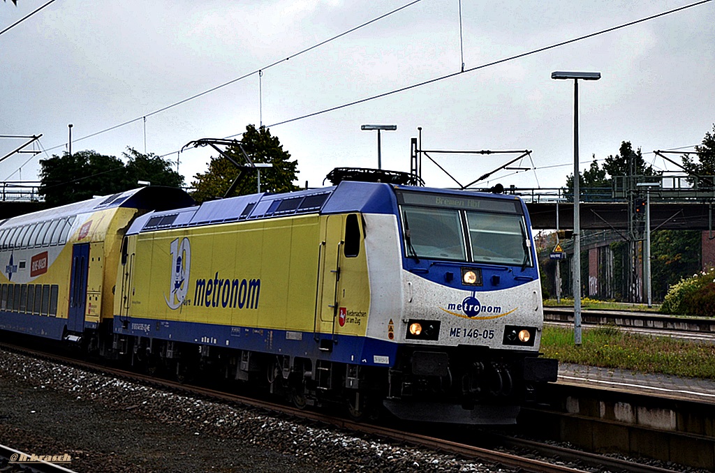 ME 146-05 fuhr vom bhf hh-harburg nach bremen hbf,datum 30.09.14