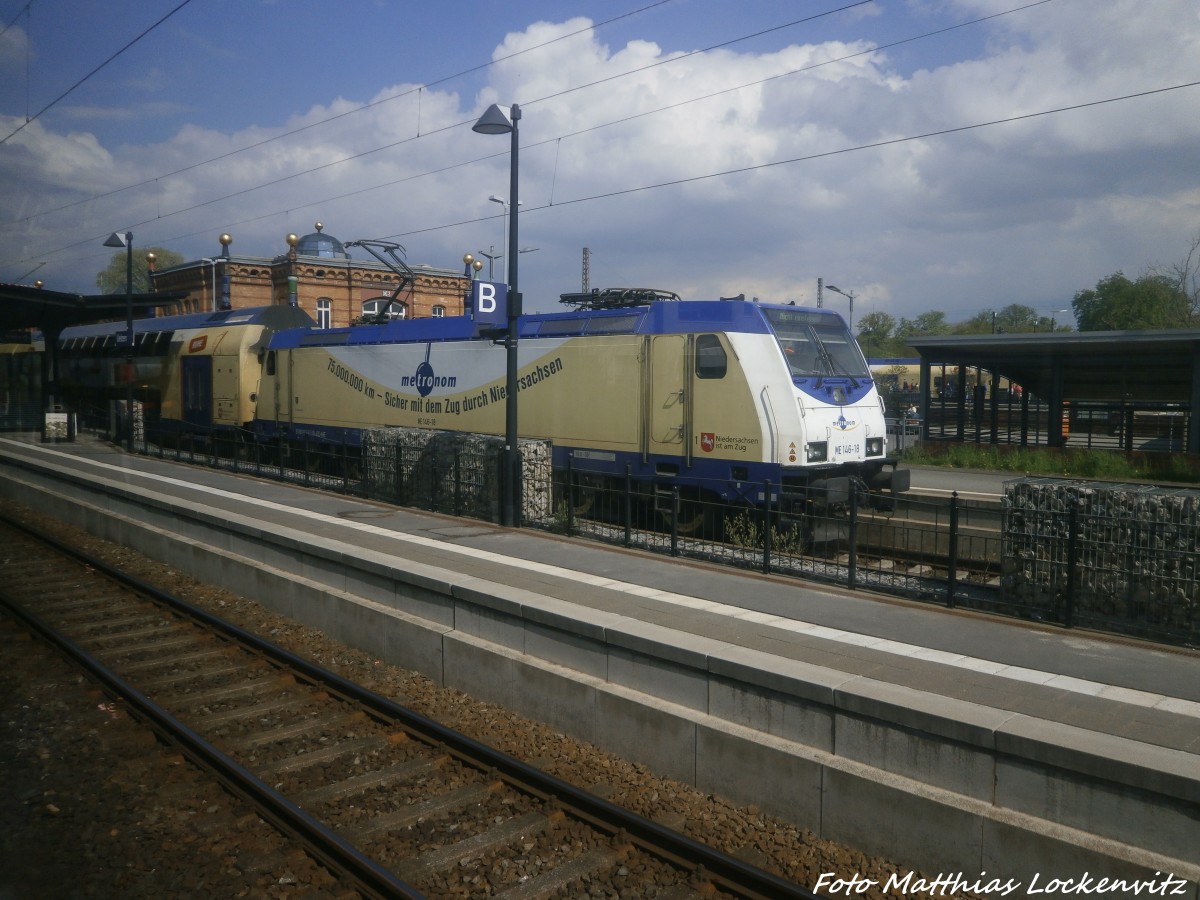 ME 146-18 im Bahnhof Uelzen am 30.4.15