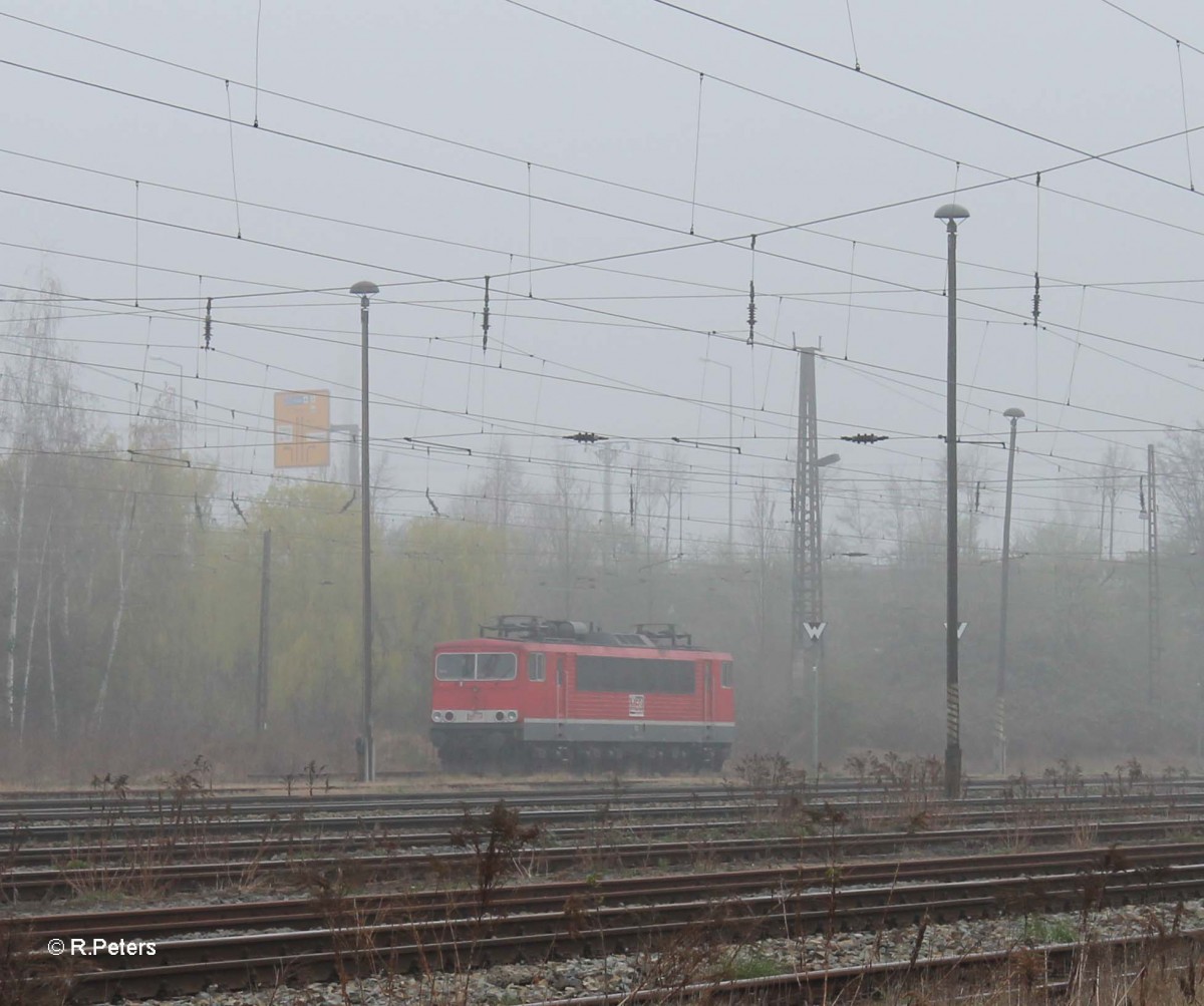 MEG 707 alias 155 230-6 abgestellt in Leipzig Schönefeld. 29.03.14