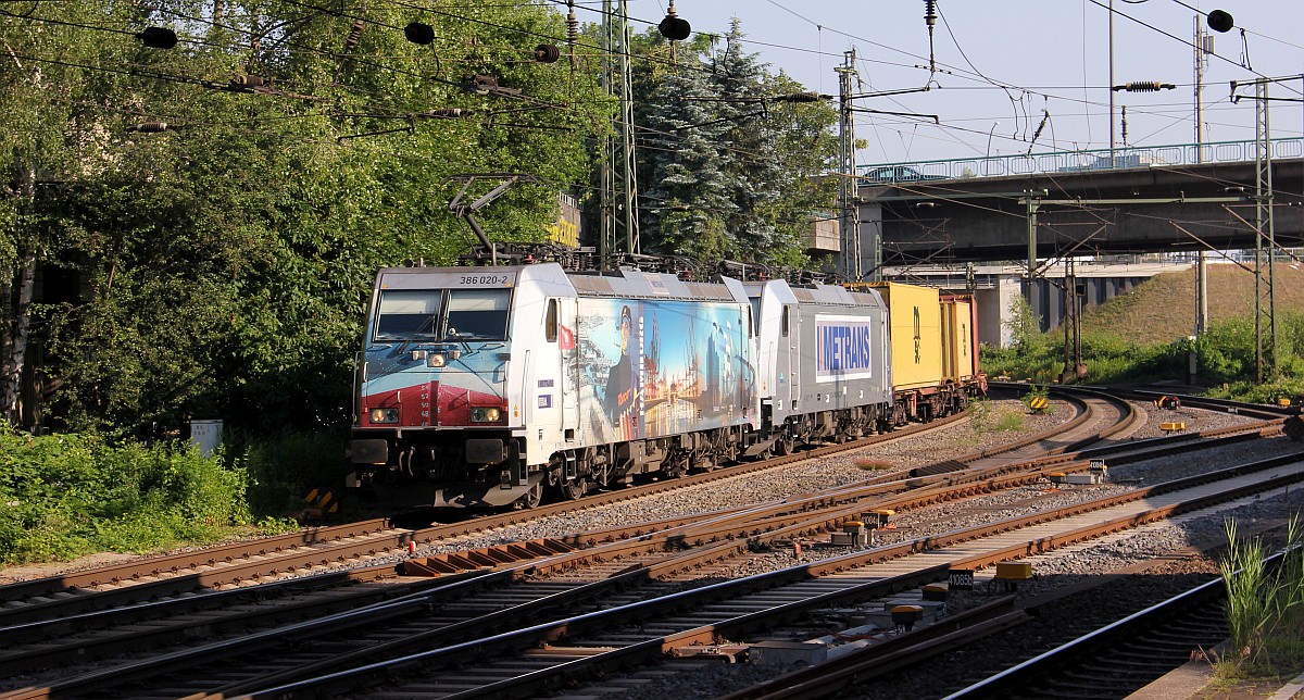 Metrans 386 020-2  Hamburg  REV/BTK/24.03.15, Hamburg-Harburg 27.06.2020