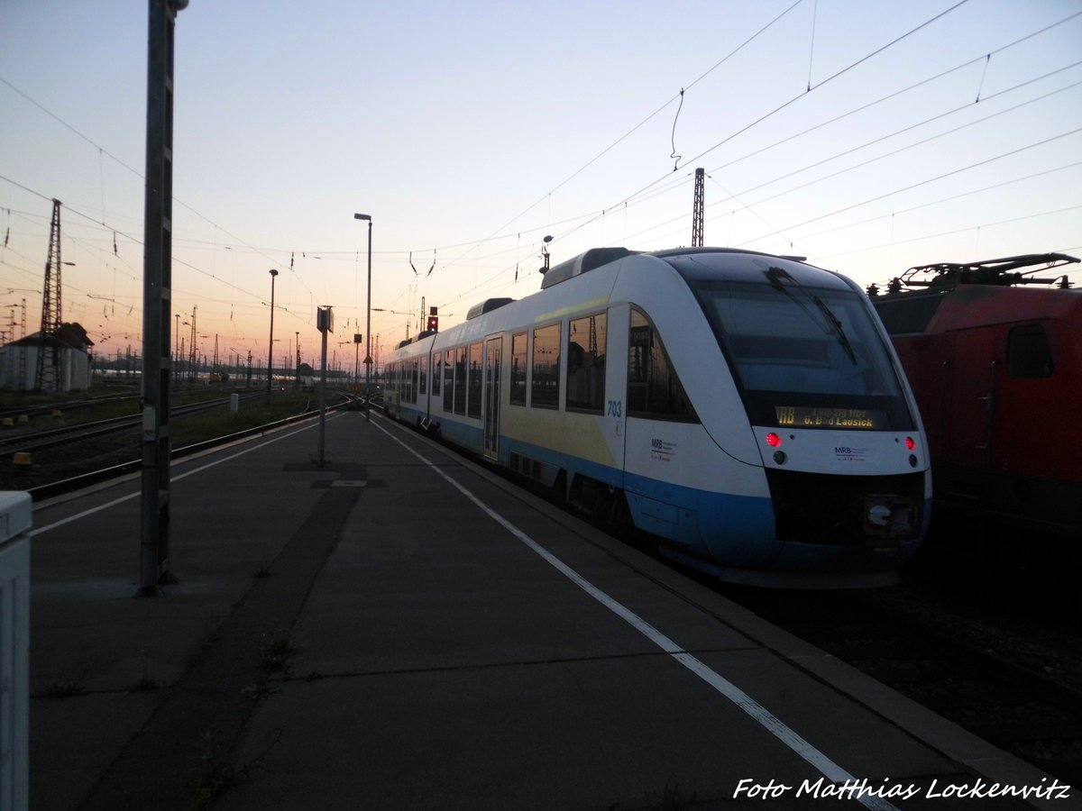 MRB VT 703 im Leipziger Hbf am 7.5.16