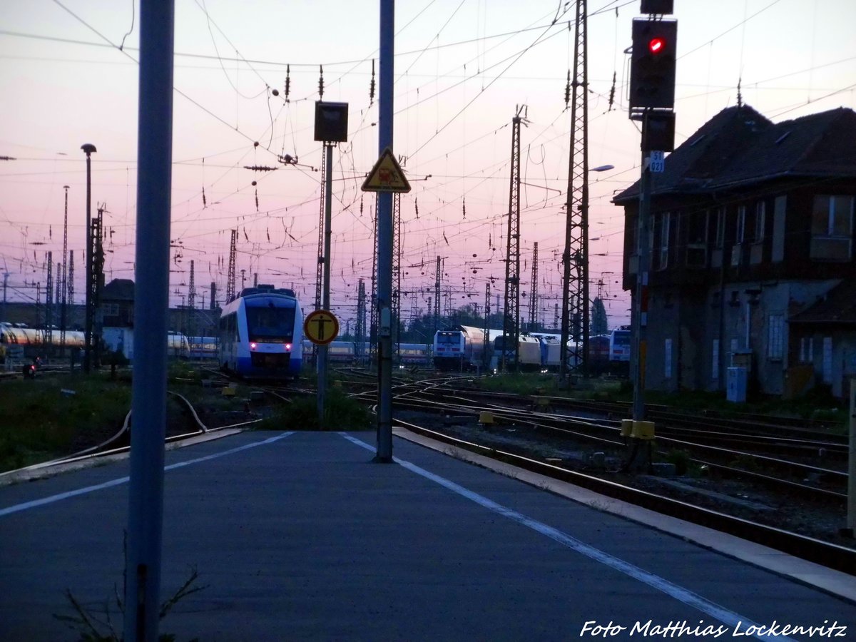 MRB VT 704 mit ziel Geithain beim verlassen des Leipziger Hbf´s am 7.5.16