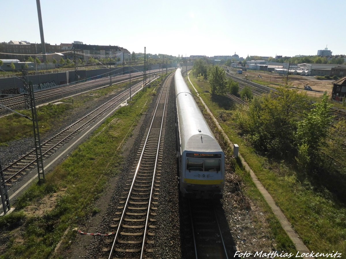 MRB-Zug unterwegs nach Chemnitz Hbf in Leipzig am 8.5.16