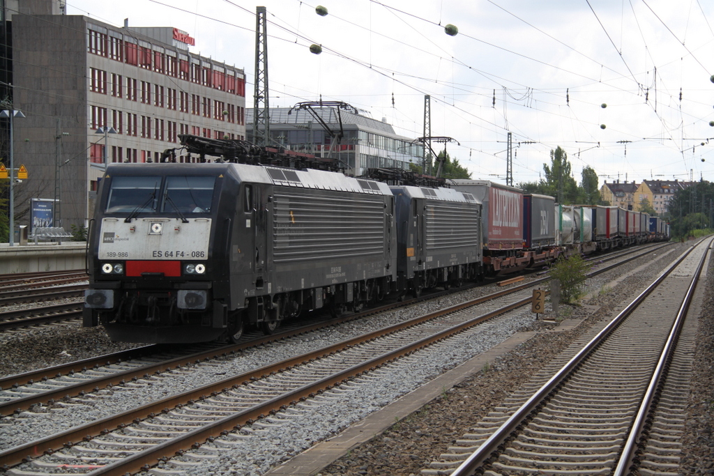 MRCE-Doppel am 24.07.2016 in Mnchen-Heimeranplatz.