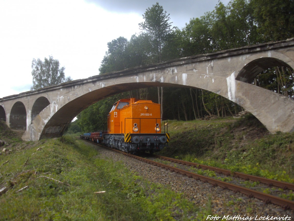 MTEG 293 022-0 unterwegs nach Bergen auf Rgen am 13.6.14