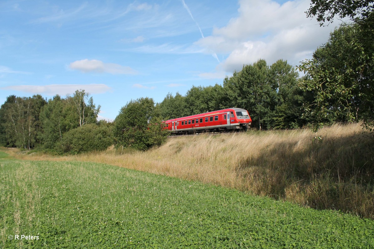 Nachschuss auf 610 009 bei Schnfeld. 03.09.13