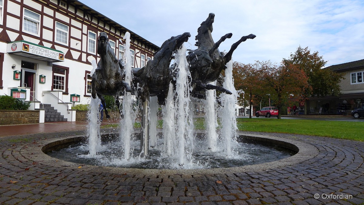 Niedersachsenbrunnen in Munster (Örtze)