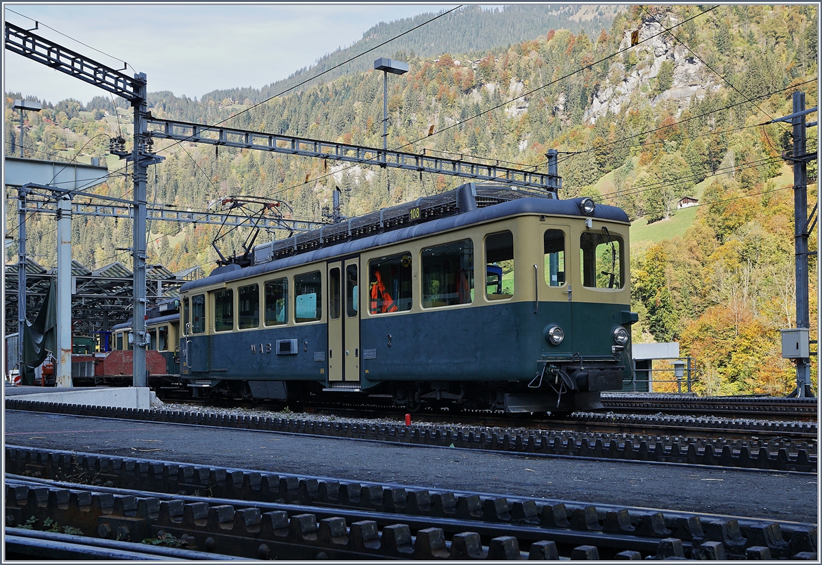 Noch ist der BDeh 4/4 108 im Rangierdienst in Lauterbrunnen eingesetzt.
16. Okt. 2018