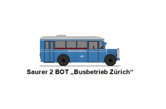 Oldtimer Club Saurer, Arbon - Nr. 45 - Saurer/Tscher 2 BOT (ex VBZ Zrich Nr. 45; ex Firma in Spreitenbach; ex VBZ Zrich Nr. 245; ex VBZ Zrich Nr. 45)