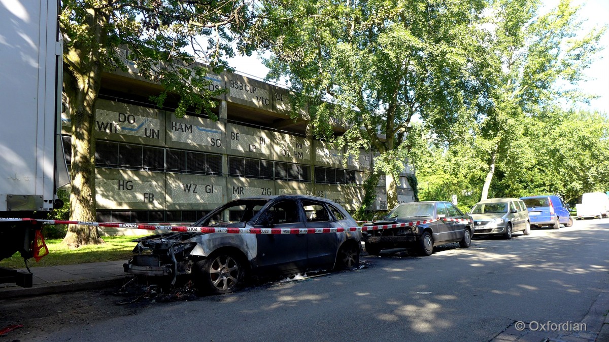 Parken in Hamburg-Horn, Georg-Blume-Straße.