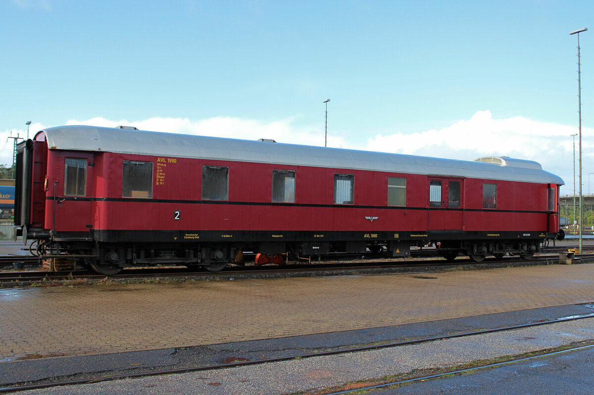 Personen / Barwagen 1990 der AVL am 17.09.2022 in Seevetal - Maschen Rbf,  Tag der Schiene .