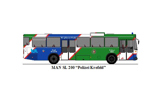 Polizei, Krefeld - MAN SL 200