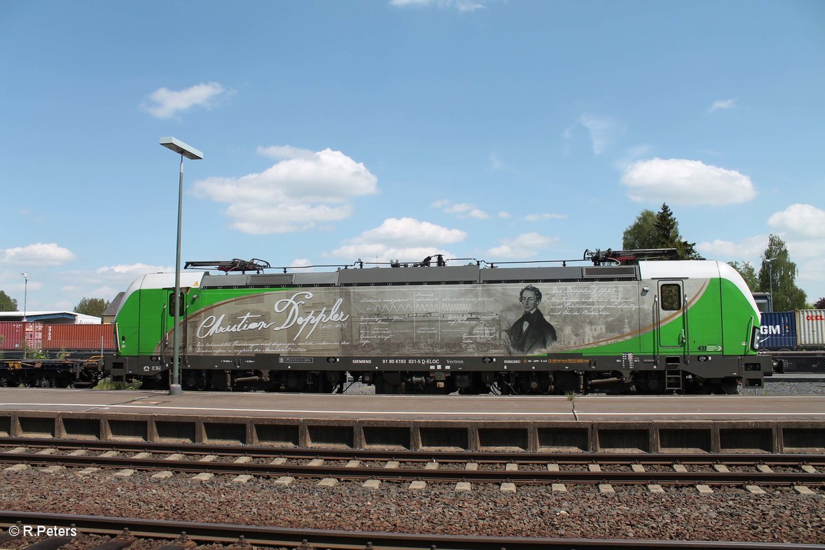 Portraifoto von SETG 193 831  Christian Doppler  in Wiesau/Oberpfalz. 26.05.16