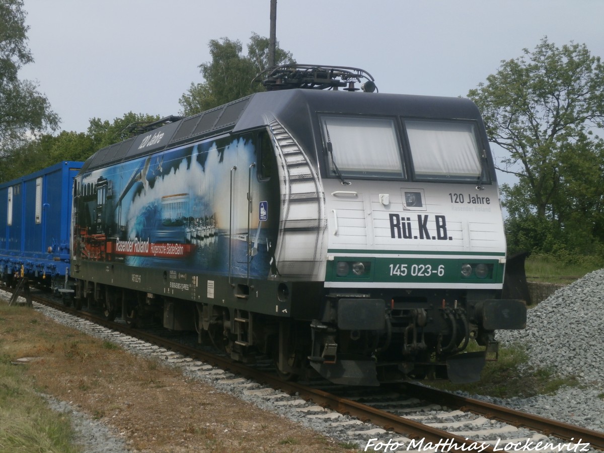 PRESS 145 023 abgestellt in Putbus am 29.5.15