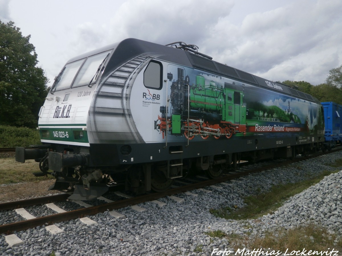 PRESS 145 023 abgestellt in Putbus am 29.5.15