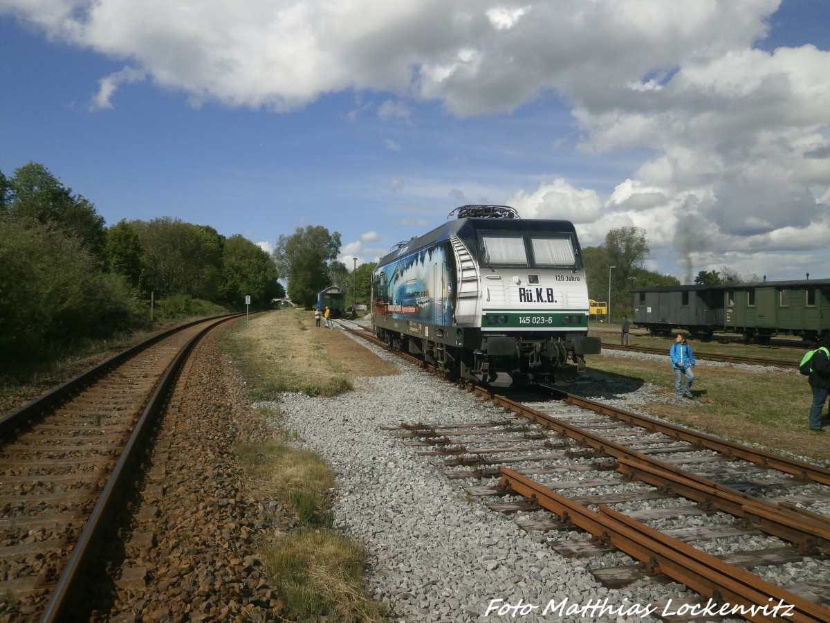 PRESS 145 023 sabgestellt in Putbus am 30.5.15