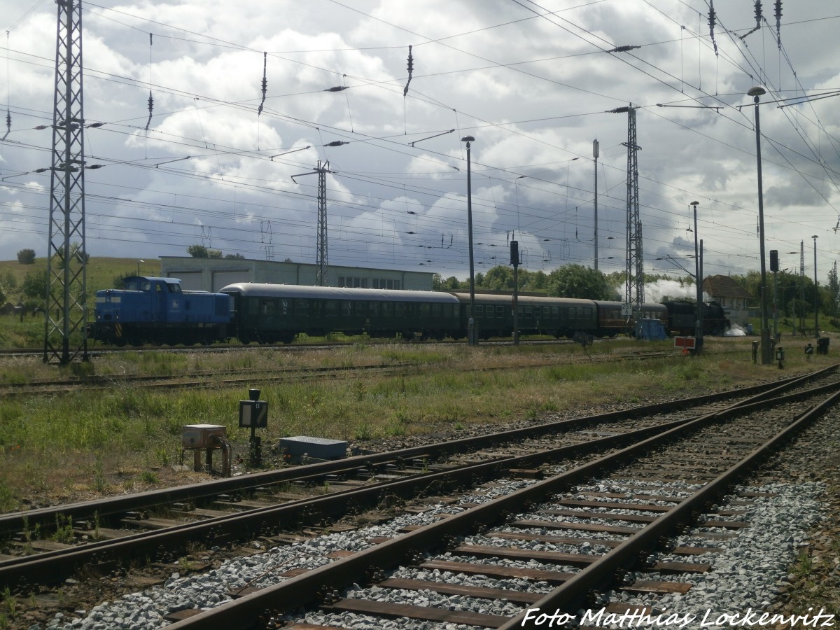 PRESS 346 001 mir 35 1097 beim einfahren in Bergen auf Rgen am 30.5.15