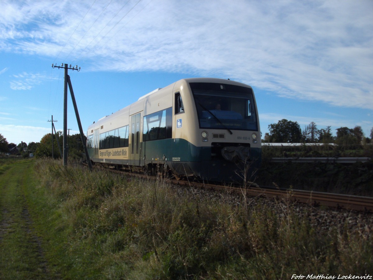 PRESS 650 032-4 als PRE 81258 mit ziel Bergen auf Rgen lsst Lauterbach nun hinter sich am 30.9.13