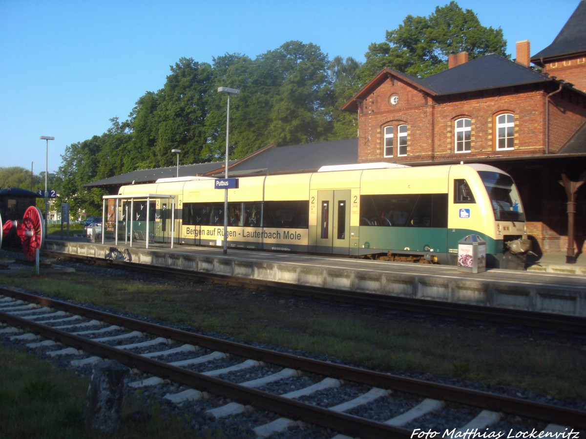 PRESS 650 032-4 im Bahnhof Putbus am 25.5.14