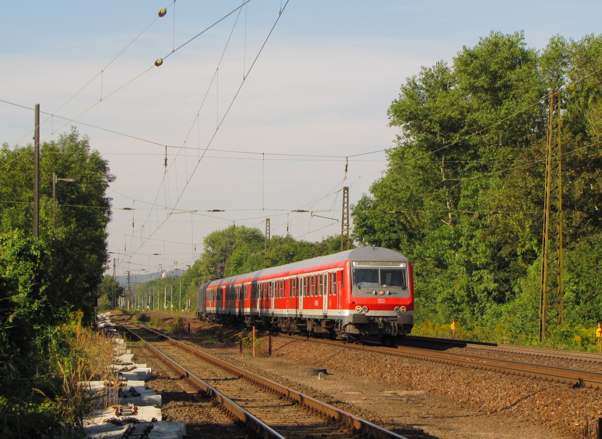 RB 16313 von Eisenach nach Halle (S) Hbf, am 07.09.2013 in Naumburg Hbf.