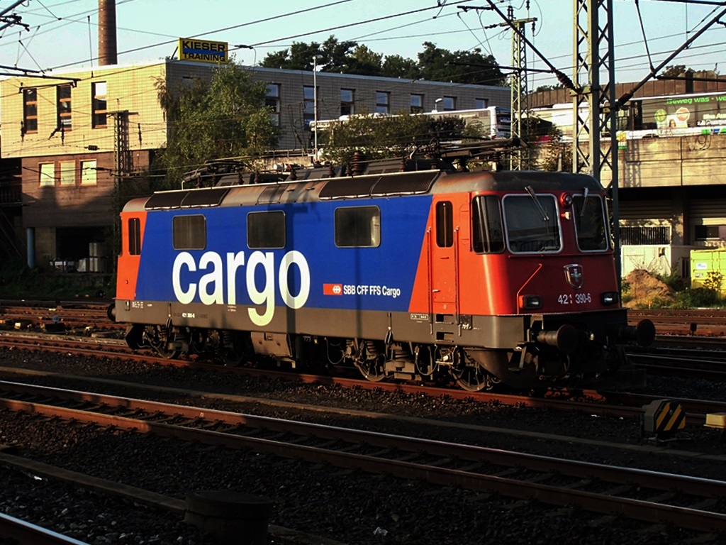 RE 421 390-6 war am 16.09.14 abgestellt beim bhf hh-harburg