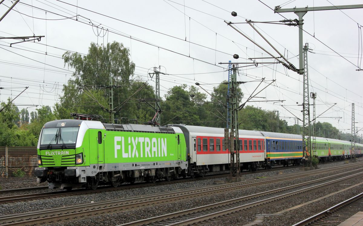 Rpool/FLIX 193 827-3(REV/MMAL/08.11.16) mit Flix nach Hamburg- Harburg 06.07.2019