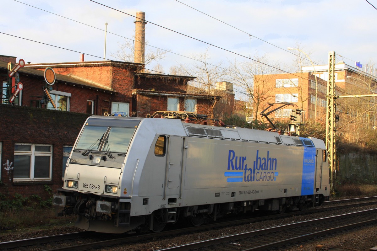 RTB 185 684 Lz
Hamburg-Harburg - Süden
am 29.12.2014