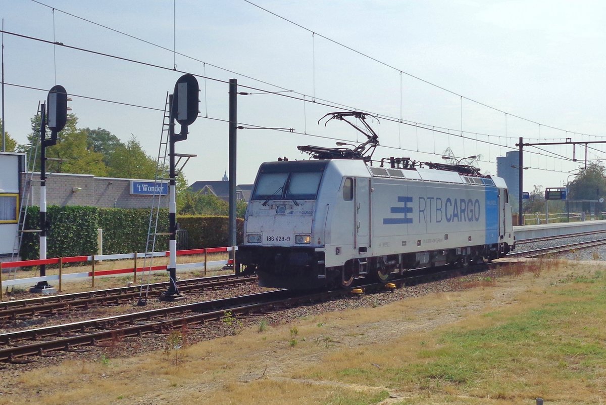 RTB 186 428 lauft um in Blerick am 22 Augustus 2018.