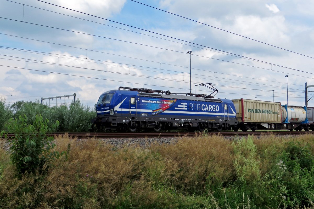 RTB 193 791 durchfahrt am 18 Juni 2020 Valburg CUP.