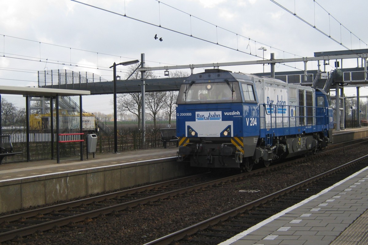 RTB V 204 durchfahrt Lage Zwaluwe am 12 September 2009. 