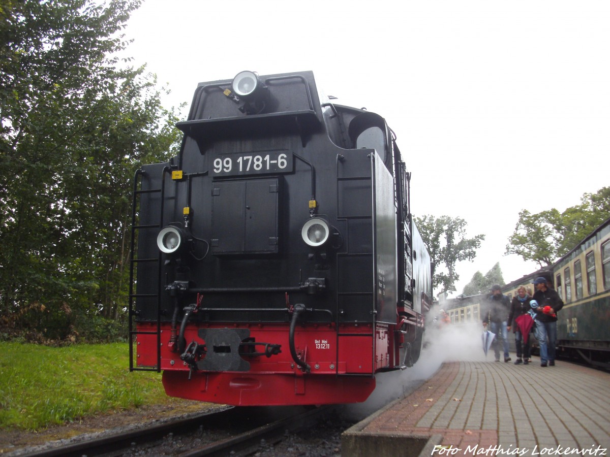 RBB 99 1781 im Bahnhof Sellin am 14.7.14