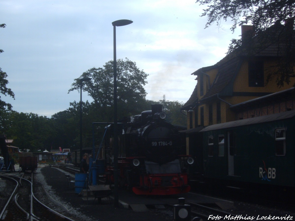 RBB 99 1784 im Bahnhof Ostseebad Ghren am 17.8.14