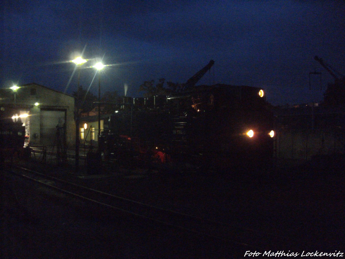 RBB 99 1784 im Kleinbahn BW Putbus am 17.8.14