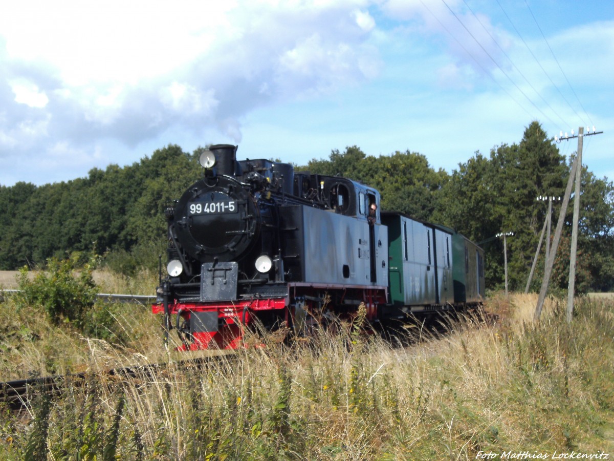 RBB 99 4011 unterwegs nach Lauterbach Mole am 27.8.13