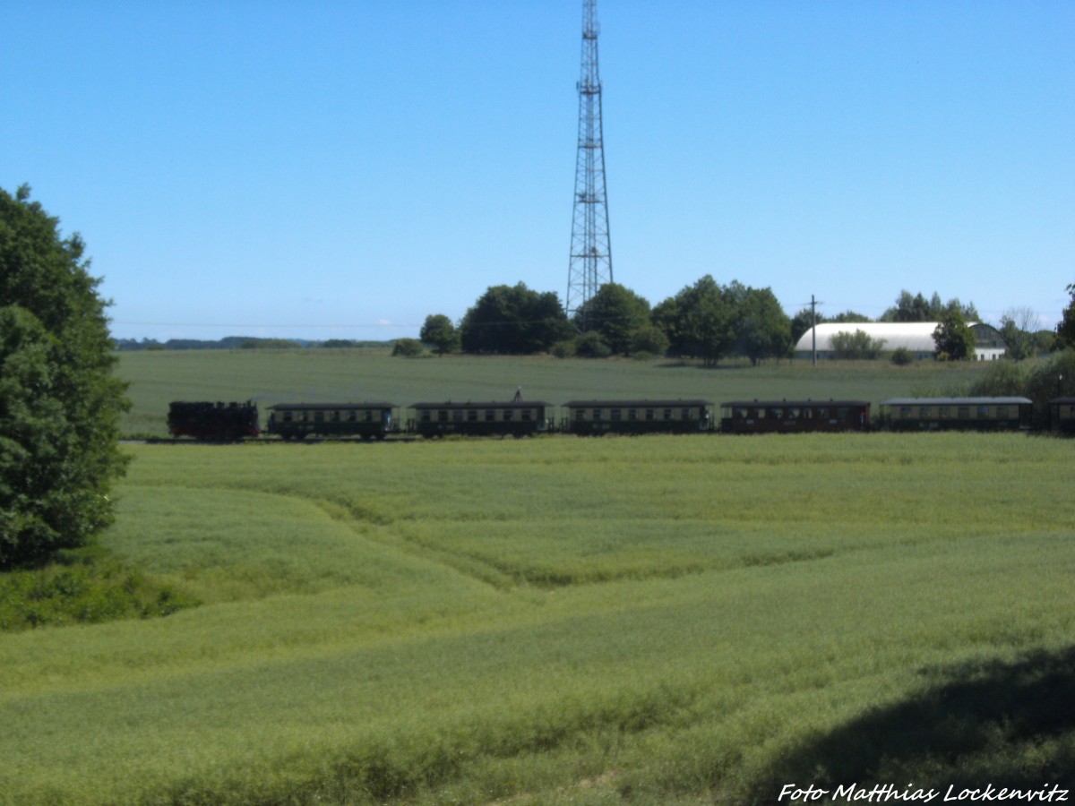 RüBB 99 4011 unterwegs nach Ostseebad Göhren am 15.6.14