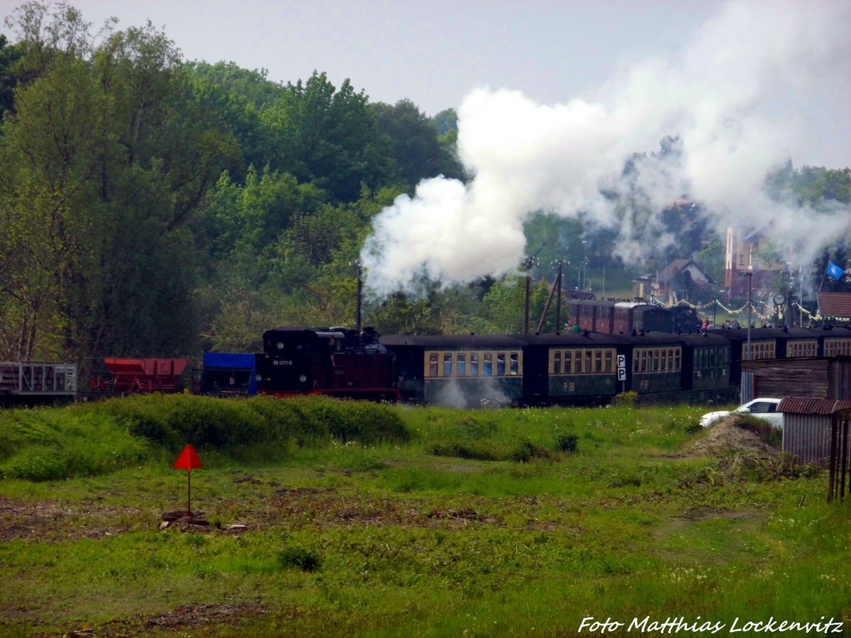 RBB 99 4011 unterwegs nach Ostseebad Ghren am 21.5.16