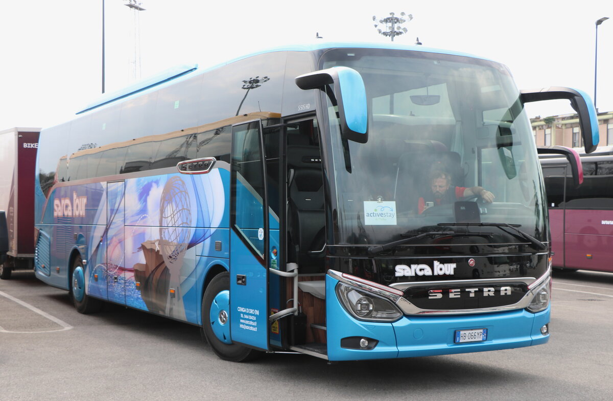Sarca Tour, Ceniga - HB-066 YP - Setra am 19. M�rz 2026 in Padova (Aufnahme: Martin Beyer)