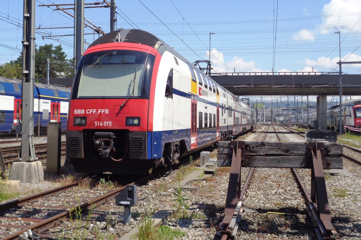 SBB 514 015 steht am 26 Mai 2019 ins Bw von  Brugg AG.