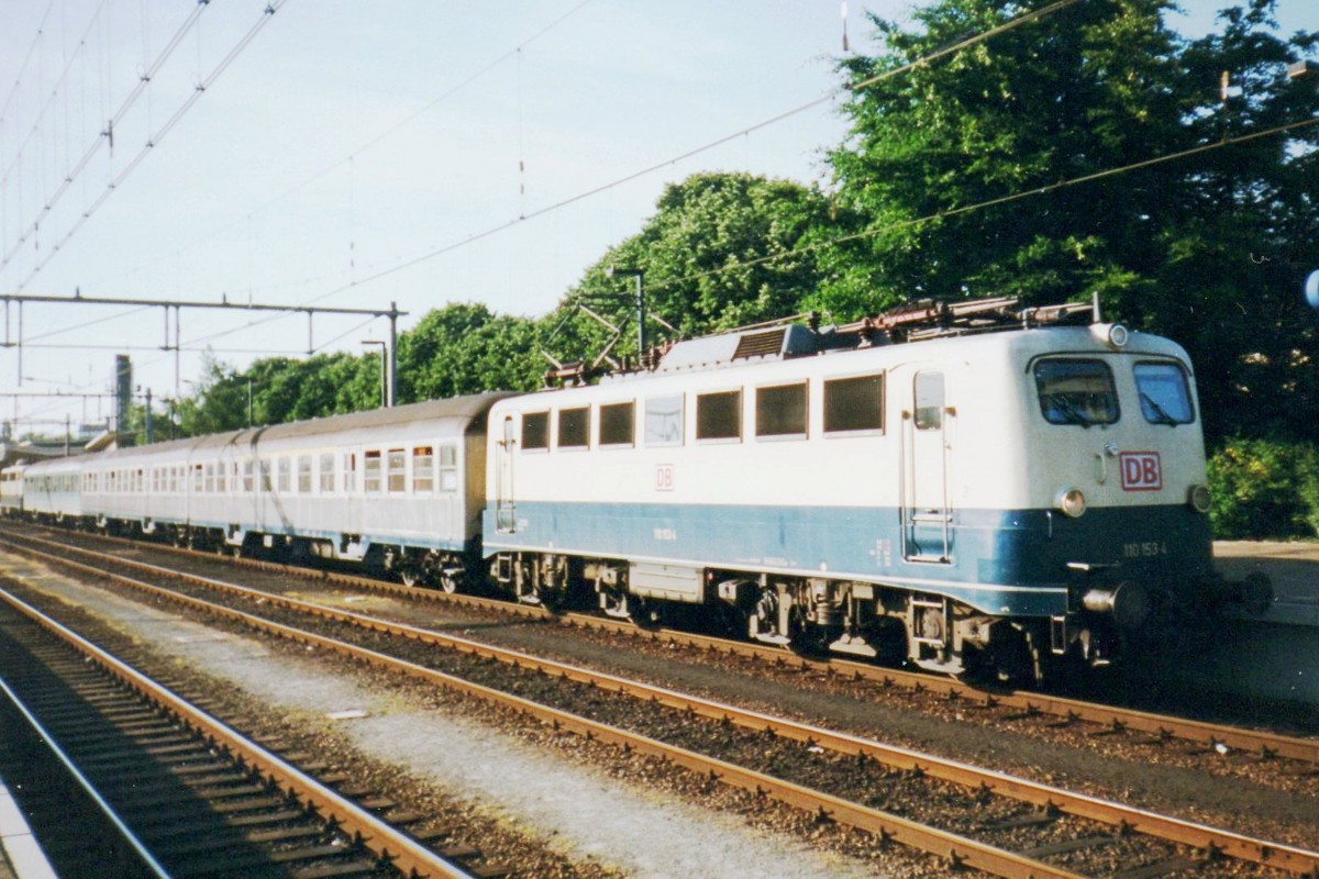 Scanbild von 110 153 in Venlo am 25 Juli 1998.